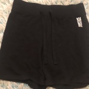 Black Girls Active Shorts
